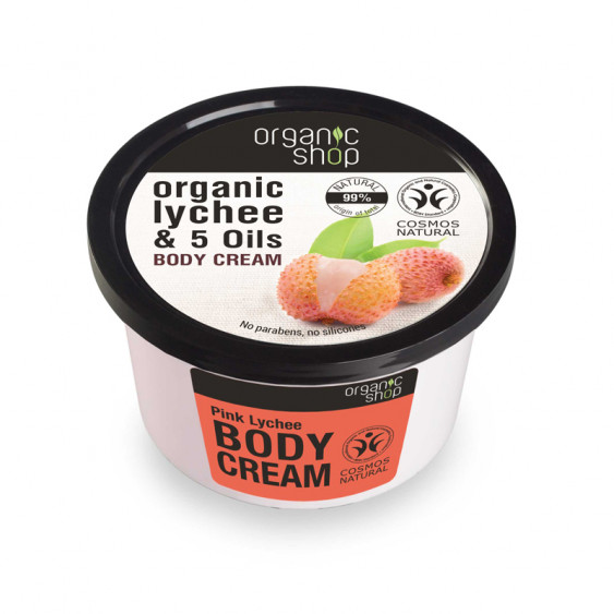 Organic Shop crema de corp - Body Cream Pink Lychee (250 ml) Organic Shop crema de corp - Body Cream Pink Lychee (250 ml)