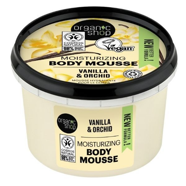 Organic Shop spuma de corp - Body Mousse Bourbon Vanilla & Orchid (250 ml) Organic Shop spuma de corp - Body Mousse Bourbon Vanilla & Orchid (250 ml)