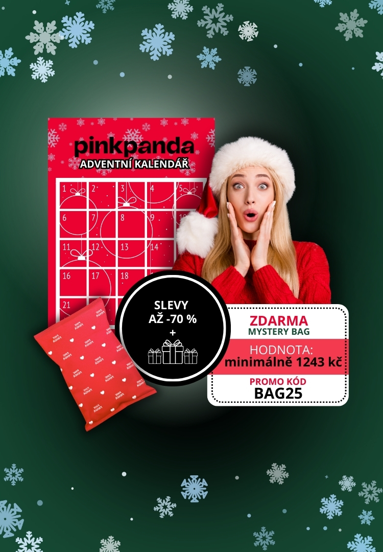 Vánoční odpočítávání s adventním kalendářem Pink Panda