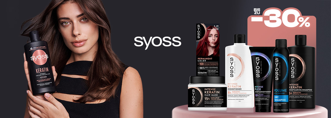 Syoss Produkte Syoss od -15% do -30% | PinkPanda.de