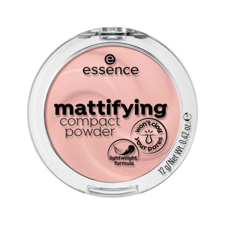 essence pudra compacta matifianta Mattifying Compact Powder - 10 Light Beige