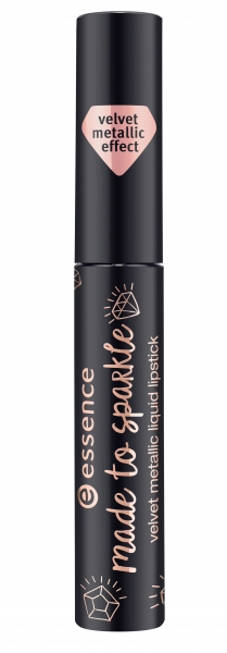 essence течно червило - Made To Sparkle Velvet Metallic Liquid Lipstick - 02 Get Some Sparkle On!