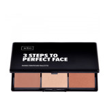 Wibo 3 Steps To Perfect Face kontúr paletta – Dark