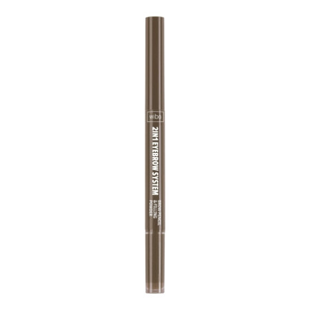 Wibo obojstranná ceruzka na obočie - 2in1 Eyebrow System Brow Pencil & Filling Powder - 01