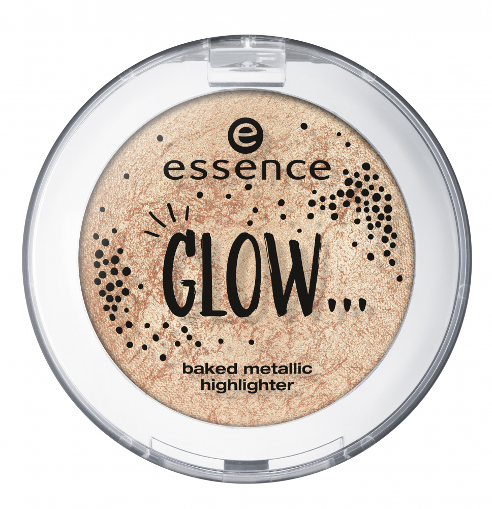 essence kompaktni highlighter Glow... Baked Metallic Highlighter 01