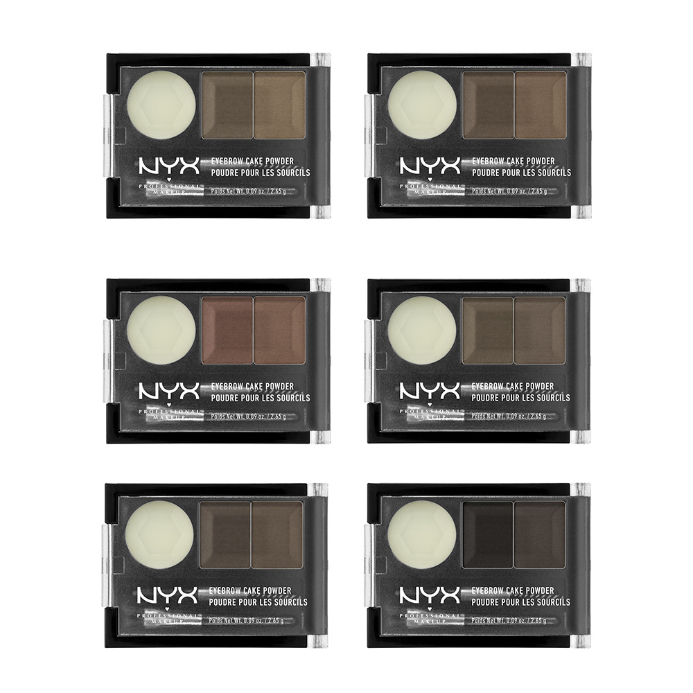NYX Professional Makeup AugenbrauenPalette Eyebrow Cake Powder
