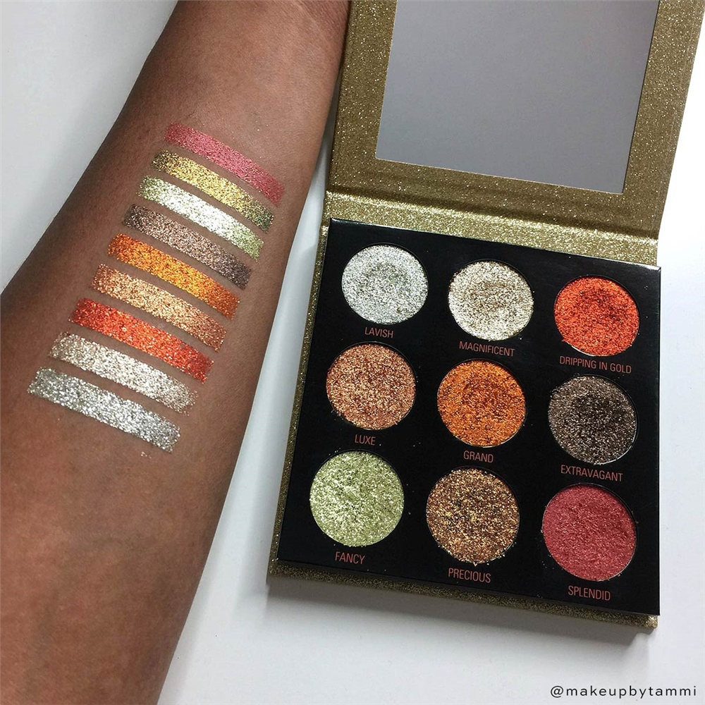 Revolution Lidschattenpalette Pressed Glitter Palette Revolution Lidschattenpalette Pressed Glitter Palette