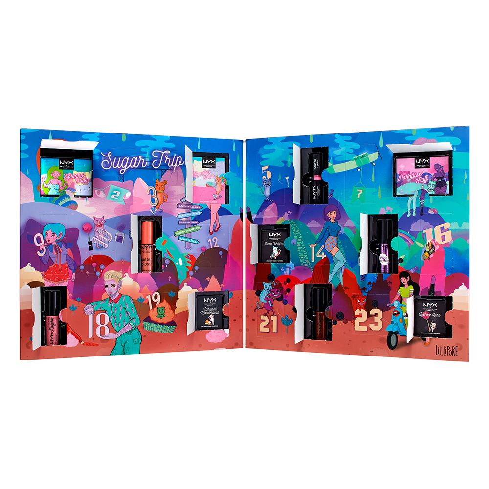 NYX Professional Makeup адвент календар Sugar Trip 24 Days Of
