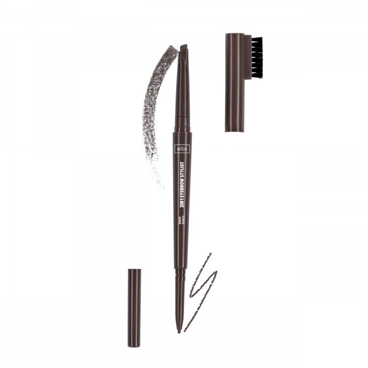 Wibo 3in1 Eyebrow Stylist - 2 Dark Brown (OC26N2)