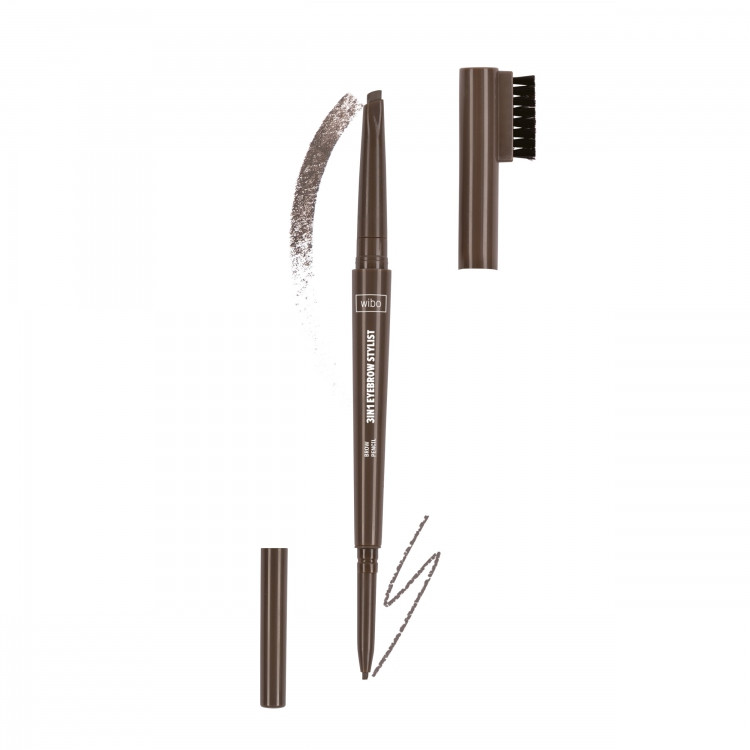 Wibo 3in1 Eyebrow Stylist - 1 Soft Brown (OC26N1)