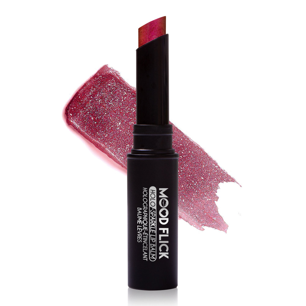 J.Cat Beauty Mood Flick Holo-Sparkle Lip Balm - State of Mind - PINK PANDA
