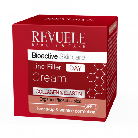 Revuele Bio denný krém Active Skin Care Collagen & Elastin Line Filler Day Cream