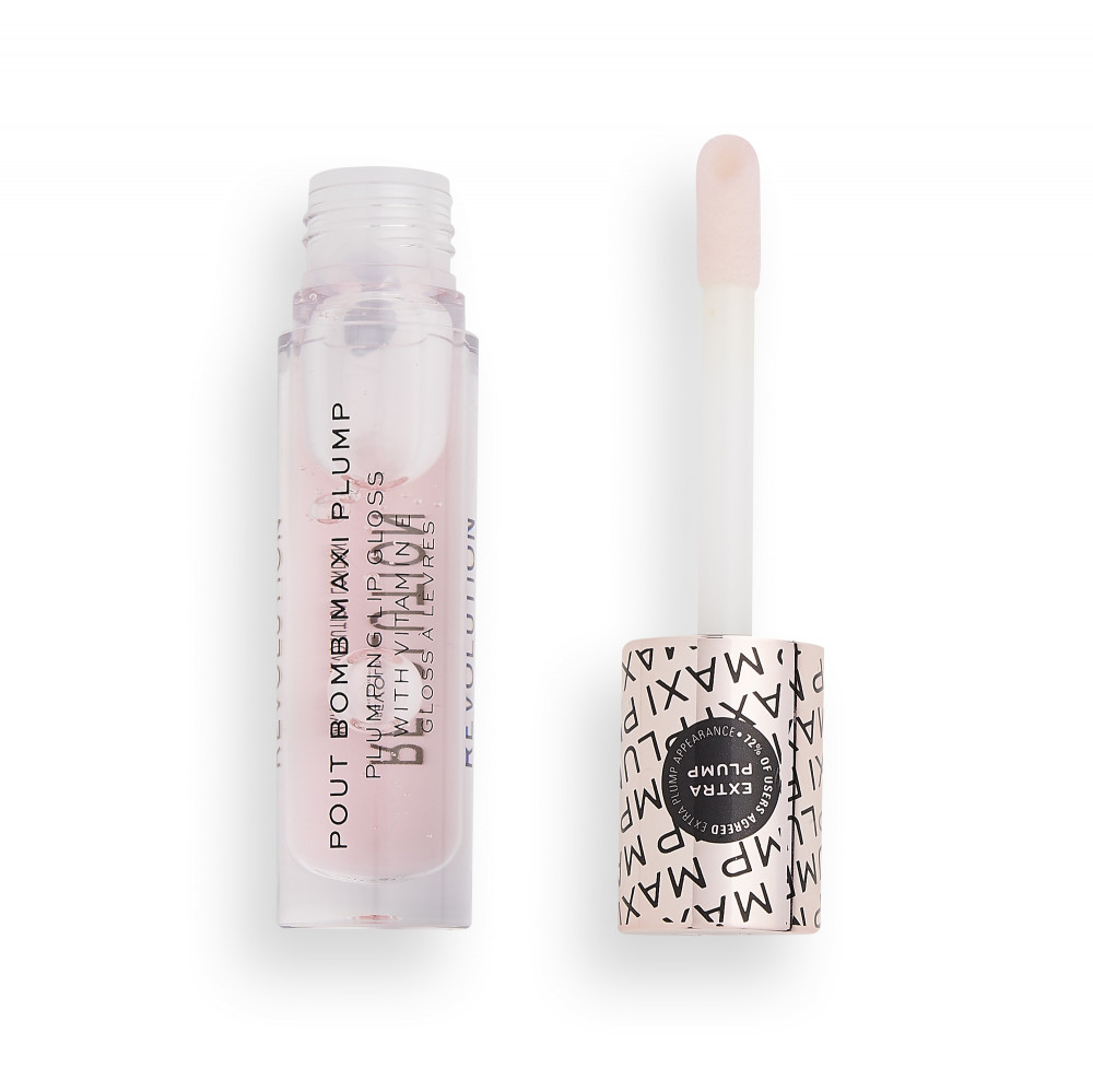 Revolution Pout Bomb Maxi Plump Lip Gloss Divine PINK PANDA
