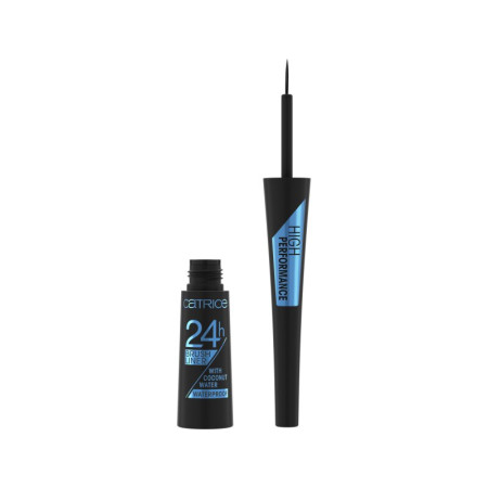 CATRICE vodeodolné tekuté očné linky 24h Brush Liner Waterproof - 010 Ultra Black Waterproof