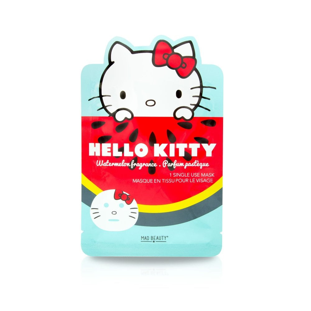 Mad Beauty Hello Kitty Watermelon Face Mask PINK PANDA