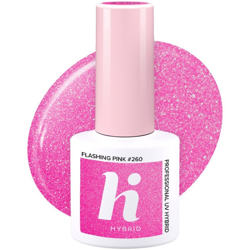 Hi Hybrid UV Gel Polish lak za nokte 260 Flashing Pink PINK PANDA