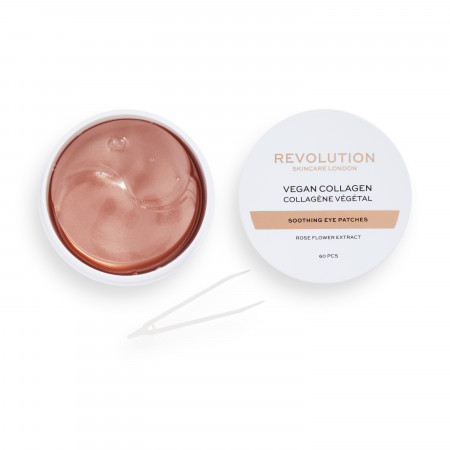 Revolution Skincare patch idratanti per il contorno occhi - Rose Gold Vegan Collagen Soothing patch occhi revolution