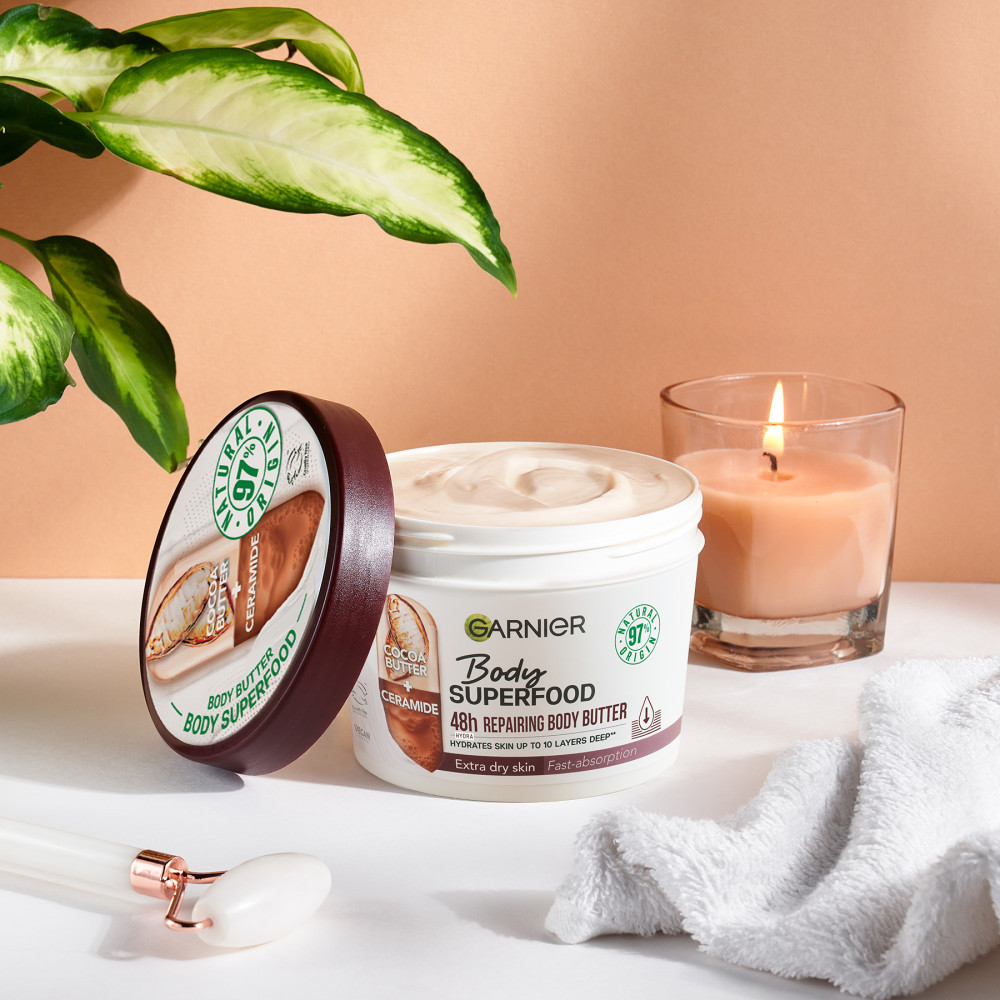 Garnier - Körpercreme - Body Superfood Repairing Butter - Cocoa ...