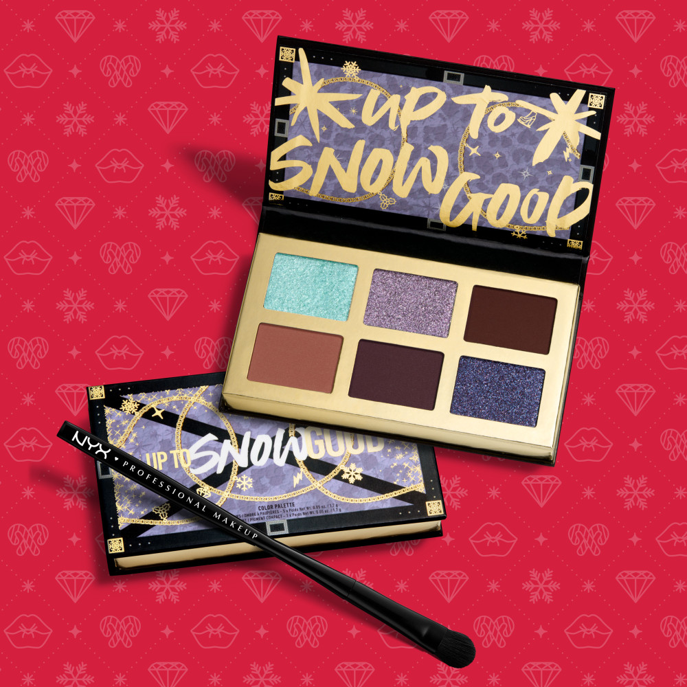 NYX Professional Makeup Mrs Claus Shadow Palette Up To Snow Good 