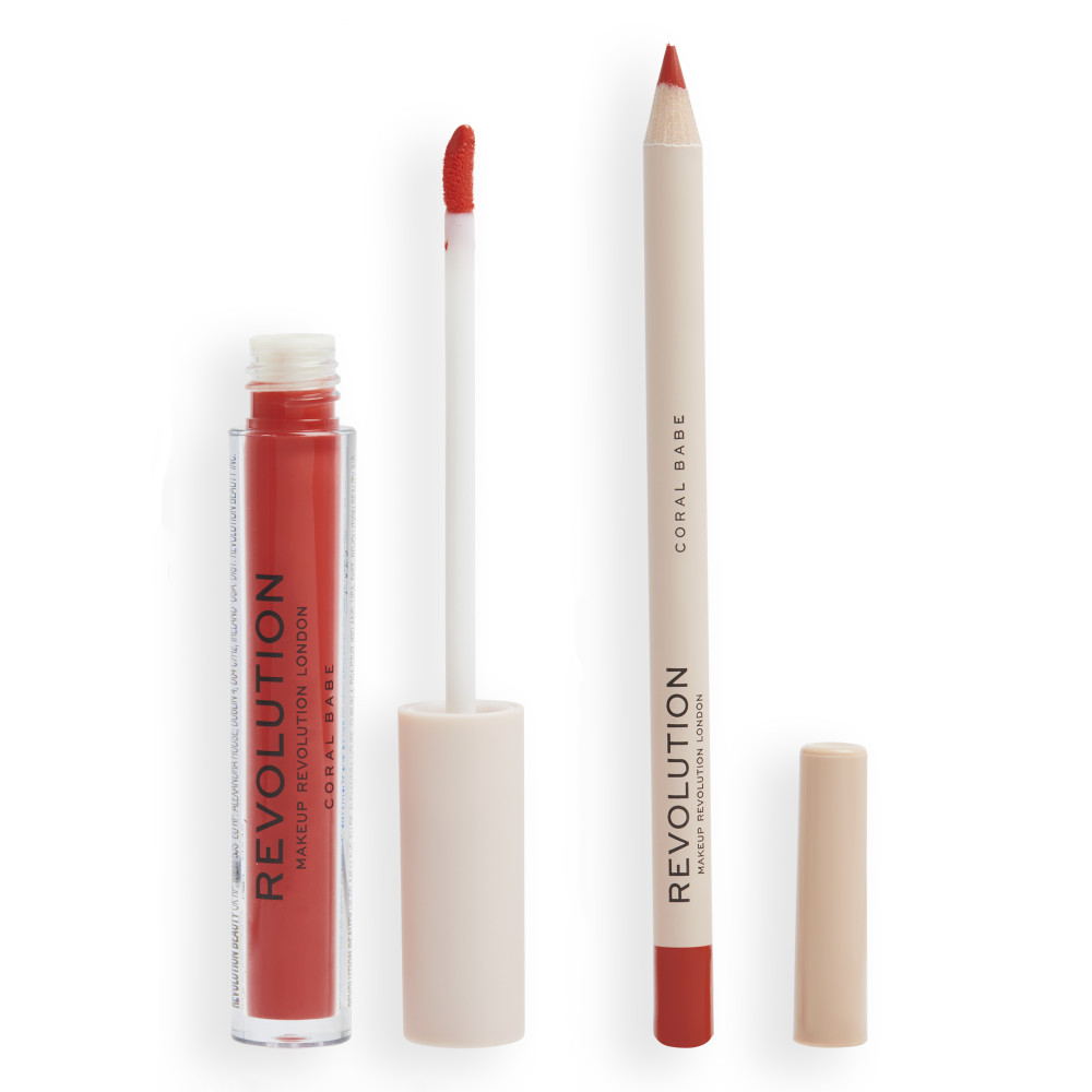 Revolution Lip Contour Kit - Sassy Red - PINK PANDA