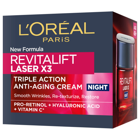 L’Oréal Paris nočný krém - Revitalift Laser Renew Night Cream