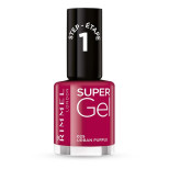 Rimmel London gelový lak na nehty bez užití UV/LED lampy - Super Gel Nail Polish - 25 Urban Purple