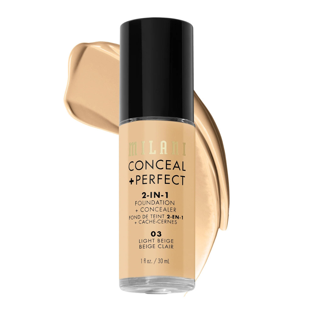 Milani Conceal + Perfect 2-In-1 Foundation and Concealer - 03 Light Beige
