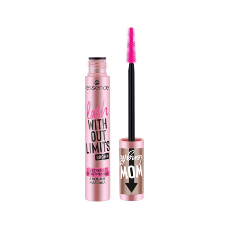 essence Lash Without Limits Brow Extreme Lengthening & Volume Mascara - 02 Brown