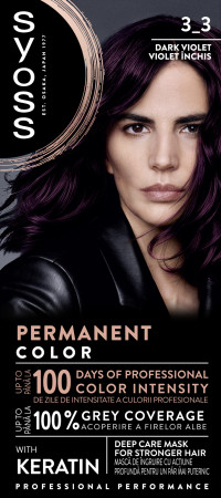 Syoss barva na vlasy - Permanent Coloration - 3_3 Dark Violet