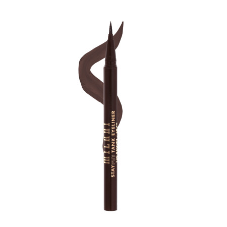 Milani tekuté oční linky - Stay Put Tank Liquid Eyeliner - Brown
