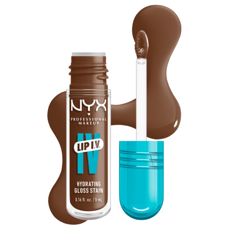 NYX Professional Makeup Lip I.V. Hydrating Lip Gloss Stain - 03 Splash N Spice
