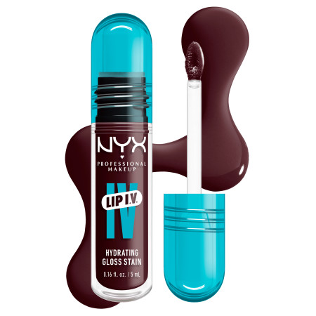 NYX Professional Makeup Lip I.V. Hydrating Lip Gloss Stain - 14 Mauve N' Moist