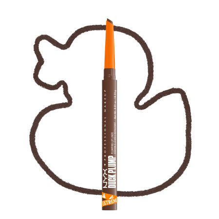 NYX Professional Makeup Duck Plump Plumping Lip Liner - 10 Syringe Sienna