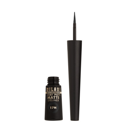Milani Stay Put Matte Liquid Eyeliner - Waterproof Black akciós termékkép 1
