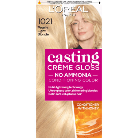 L’Oréal Paris barva na vlasy - Casting Crème Gloss Hair Color - 1021 Pearly Light Blonde