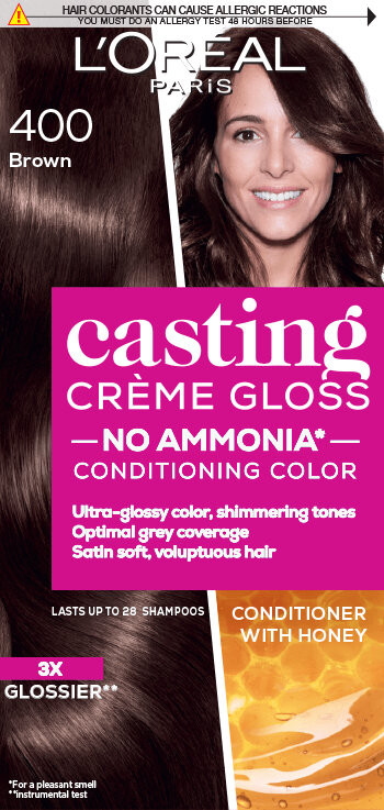 L’Oréal Paris tinta per capelli - Casting Crème Gloss Hair Color - 400 Brown