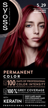 Syoss vopsea de par - Professional Performance Permanent Color - 5_29 Intense Red