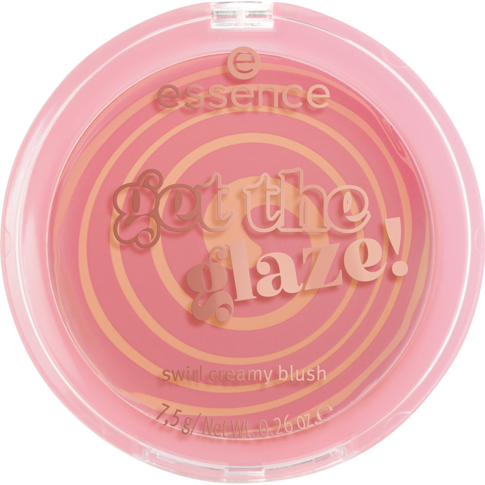 essence krémes, örvényes pirosító - get the glaze! swirl creamy blush 01