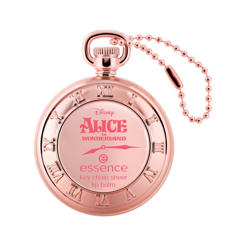 essence - Disney Alice in Wonderland key chain sheer lip balm 01