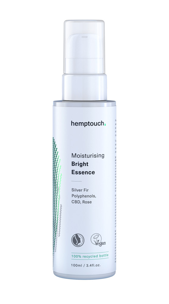 Hemptouch vlažilna esenca za sijočo polt - Moisturising Bright Essence