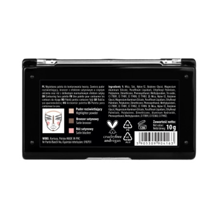 Wibo 3 STEPS BAKED CONTOURING PALETTE