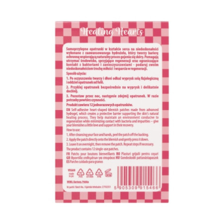 Lovely HEALING HEARTS CALMING PIMPLE PATCHES