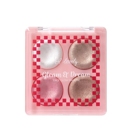 Lovely GLEAM & DREAM FACE GLOW PALETTE